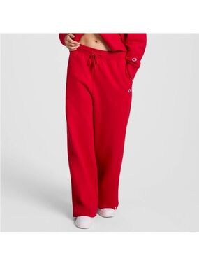 Champion Kids Red Wide-Leg Jogger Sweatpants